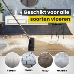 Schrobbezem Zwart Luiwagen Met Steel 120cm - Tuinbezem Straatbezem - Schoonmaak Schrobber Kunststof Harde Bezem - Schrobborstel En Schuurborstel -Schoonmaakartikelen Winkel 1200x1200 1533