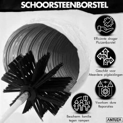 Antuza | Schoorsteenveegset | Schoorsteenreiniger | Schoorsteen Borstel | 9 Meter -Schoonmaakartikelen Winkel 1200x1200 1571