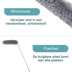 ForDig Telescopische Plumeau Microvezel - Duster Met Telescoopsteel Uitschuifbaar Tot 250 Cm - Wasbaar - 360 Graden Draaibaar -Schoonmaakartikelen Winkel 1200x1200 1608