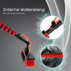 Merkloos Telescoopsteel Ramenwassen 4,6M - Met Borstel & Waterdoorvoer - Voor Ramen - Watertoevoer - Borstel -Schoonmaakartikelen Winkel 1200x1200 1665