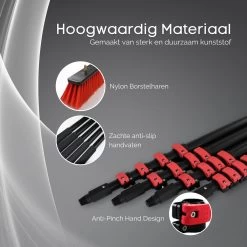 Merkloos Telescoopsteel Ramenwassen 4,6M - Met Borstel & Waterdoorvoer - Voor Ramen - Watertoevoer - Borstel -Schoonmaakartikelen Winkel 1200x1200 1666