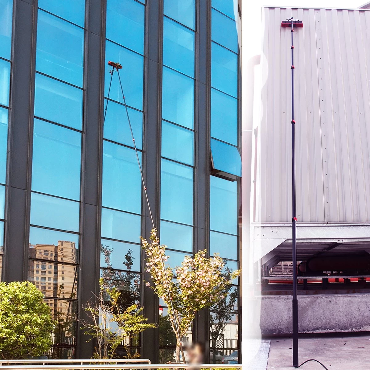 Kibani Telescoop Borstel 9m - Telescoopsteel Ramenwassen - Telescoopsteel Met Borstel - Telescoopsteel - Telescoopsteel Met Waterdoorvoer - Ramenwassen - Raamwisser Met Telescoopsteel - Raamwisser - Telescoopstelen 4 Kibani Telescoop Borstel 9m - Telescoopsteel Ramenwassen - Telescoopsteel Met Borstel - Telescoopsteel - Telescoopsteel Met Waterdoorvoer - Ramenwassen - Raamwisser Met Telescoopsteel - Raamwisser - Telescoopstelen - Afbeelding 2