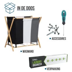 Strex Wasmand Met 3 Vakken 143L - Opklapbaar - Wassorteerder 19 Strex Wasmand Met 3 Vakken 143L - Opklapbaar - Wassorteerder -Schoonmaakartikelen Winkel 1200x1200 1700