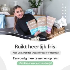 Zense Eco Wasmiddel Wasstrips - 72 Grote Wasbeurten - Ocean Breeze -Schoonmaakartikelen Winkel 1200x1200 175