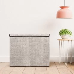 Zonovi Wasmand – 3 Vakken Met Deksel – Opvouwbaar – Wassorteerder – Dubbele Wasmand – Laundry Basket – Wasbox – Organizer Kleding - Stof – Grijs – 110 Liter 12 Zonovi Wasmand – 3 Vakken Met Deksel – Opvouwbaar – Wassorteerder – Dubbele Wasmand – Laundry Basket – Wasbox – Organizer Kleding - Stof – Grijs – 110 Liter -Schoonmaakartikelen Winkel 1200x1200 1754