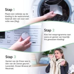 Zense Eco Wasmiddel Wasstrips - 72 Grote Wasbeurten - Ocean Breeze -Schoonmaakartikelen Winkel 1200x1200 177