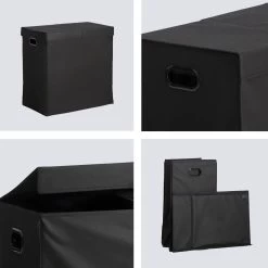 LifeGoods Wasmand - 2 Vakken Met Deksel - Opvouwbaar - 120 L - Wassorteerder - Stof - Zwart 11 LifeGoods Wasmand - 2 Vakken Met Deksel - Opvouwbaar - 120 L - Wassorteerder - Stof - Zwart -Schoonmaakartikelen Winkel 1200x1200 1773