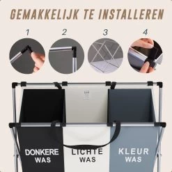 Landys Wasmand 3 Vakken - Opvouwbare Wassorteerder Met NL Opdruk - Aluminium Frame - 90L 17 Landys Wasmand 3 Vakken - Opvouwbare Wassorteerder Met NL Opdruk - Aluminium Frame - 90L -Schoonmaakartikelen Winkel 1200x1200 1797