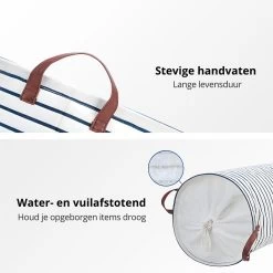 MAESON Wasmand Met Deksel - Opvouwbaar - Waterdicht - 72 L - Opbergmand Kinderkamer - Wit -Schoonmaakartikelen Winkel 1200x1200 1802