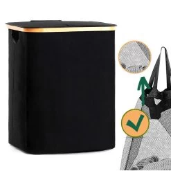 BrandtBergkamp Wasmand Zwart - 2 Stuks - Opvouwbare Wasmand - Wassorteerder - 150L 21 BrandtBergkamp Wasmand Zwart - 2 Stuks - Opvouwbare Wasmand - Wassorteerder - 150L -Schoonmaakartikelen Winkel 1200x1200 1825