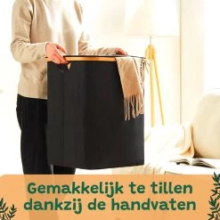 BrandtBergkamp Wasmand Zwart - 2 Stuks - Opvouwbare Wasmand - Wassorteerder - 150L 26 BrandtBergkamp Wasmand Zwart - 2 Stuks - Opvouwbare Wasmand - Wassorteerder - 150L -Schoonmaakartikelen Winkel 1200x1200 1829