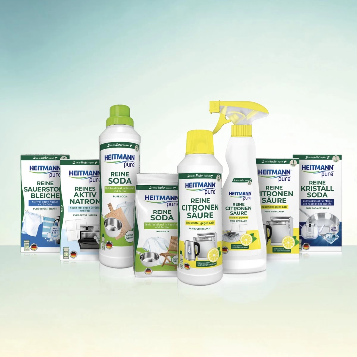HEITMANN Pure Ontkalker- Citroenzuur Ontkalker, Natuurvriendelijke Kalkreiniger Voor Een Hygiënische Reiniging - Poeder, 1x 350 G 8 HEITMANN Pure Ontkalker- Citroenzuur Ontkalker, Natuurvriendelijke Kalkreiniger Voor Een Hygiënische Reiniging - Poeder, 1x 350 G - Afbeelding 6