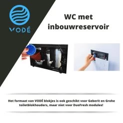 VODÉ Toiletblokjes Inbouwreservoir 28 Stuks - Voordeelverpakking – WC Blokjes – Stortbakblokjes – Geschikt Voor Geberit | Grohe - Lavendel Geur -Schoonmaakartikelen Winkel 1200x1200 2103