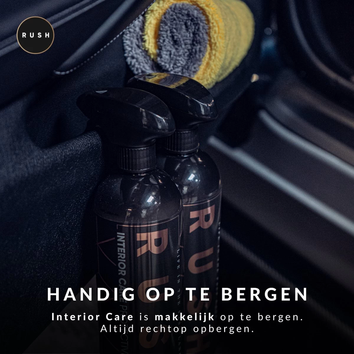 RUSH Interieur Reiniger - Bekleding Reiniger - Auto Wassen - Schoonmaken - Auto Accessories - Interior Care 300ml 5 RUSH Interieur Reiniger - Bekleding Reiniger - Auto Wassen - Schoonmaken - Auto Accessories - Interior Care 300ml - Afbeelding 3