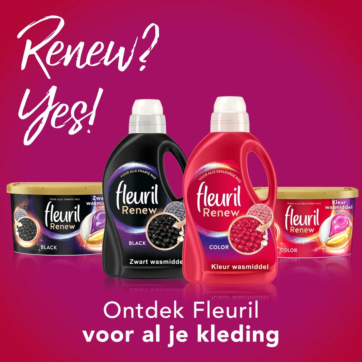 Fleuril Renew Color - Vloeibaar Wasmiddel - Voordeelverpakking - 65 Wasbeurten 9 Fleuril Renew Color - Vloeibaar Wasmiddel - Voordeelverpakking - 65 Wasbeurten - Afbeelding 7