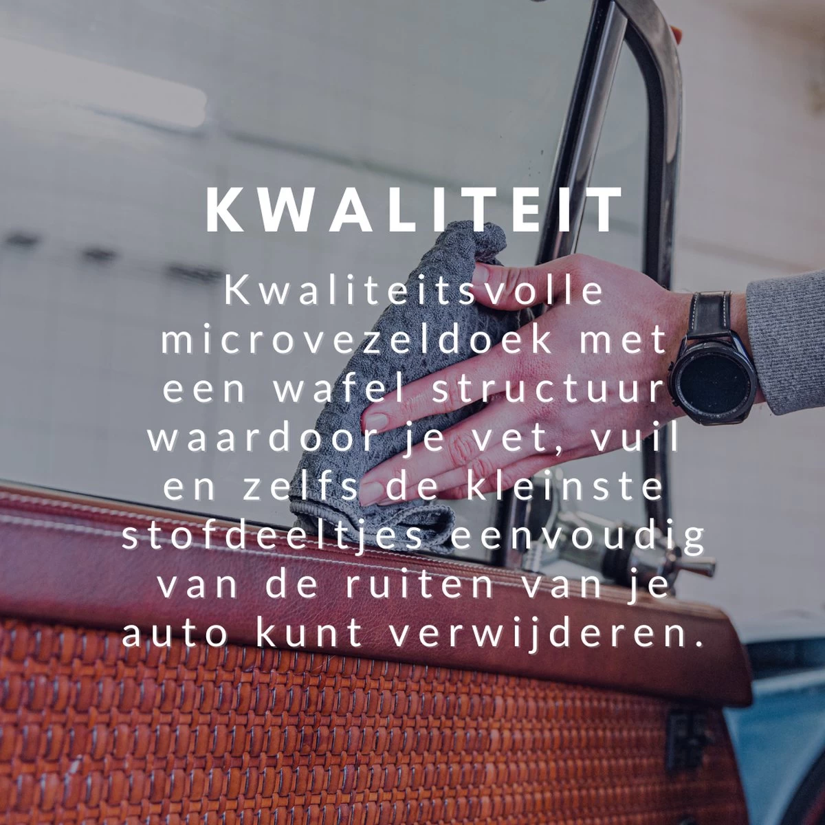 RUSH Glasdoek - Poleerdoek - Glasreiniger - Microvezeldoek - Ruitenreiniger - 40 X 40 Cm 9 RUSH Glasdoek - Poleerdoek - Glasreiniger - Microvezeldoek - Ruitenreiniger - 40 X 40 Cm - Afbeelding 7