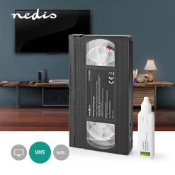 Nedis VHS-Reinigingscassette - 20 Ml - VHS-Koppen - Zwart -Schoonmaakartikelen Winkel 1200x1200 2282