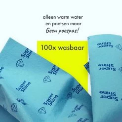 Super Shine Microvezel Schoonmaakdoekjes - Compleet Pakket - 4 Delig - Wasbaar - Hygiënisch -Schoonmaakartikelen Winkel 1200x1200 2298