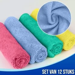 Nince Microvezeldoekjes - Set Van 12 - Schoonmaakdoekjes 30x30 - Reinigingsdoekjes - Vaatdoekjes -Schoonmaakartikelen Winkel 1200x1200 2320