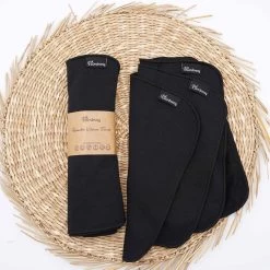 Bamboozy Vaatdoekjes Zwart 3 Stuks Herbruikbaar Keukenpapier Unpaper Towel Bamboevezels Plasticvrij -Schoonmaakartikelen Winkel 1200x1200 2334