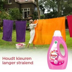 Robijn Color Pink Sensation Vloeibaar Wasmiddel - 6 X 20 Wasbeurten - Voordeelverpakking -Schoonmaakartikelen Winkel 1200x1200 238