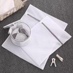 Merkloos Waszak 4 Delig - 1x Groot (50x60 Cm) - 1x Middel ( 40x50cm) - 1x Normaal (30x40cm) - 1x BH (17x15cm) -Schoonmaakartikelen Winkel 1200x1200 473