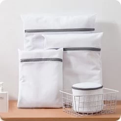 Merkloos Waszak 4 Delig - 1x Groot (50x60 Cm) - 1x Middel ( 40x50cm) - 1x Normaal (30x40cm) - 1x BH (17x15cm) -Schoonmaakartikelen Winkel 1200x1200 477