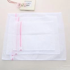 Waszak Set Van 3 Stuks Met Rits - BH/Lingerie/Sokken/Schoenen Wasnet Waszakjes Laundry Bag - Waszakken - Klein/Medium/Groot -Schoonmaakartikelen Winkel 1200x1200 487