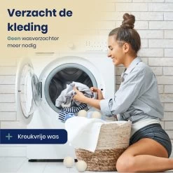 Wooly Drogerballen - 6 Wasdroger Ballen - Duurzaam - Wol - Herbruikbare Wasballen - Wasbol - Wasverzachter -Schoonmaakartikelen Winkel 1200x1200 548
