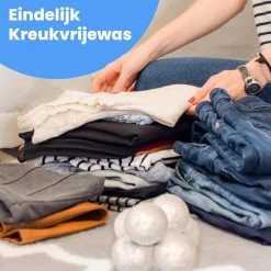 DRYQUICK Drogerballen- Wasbollen- Duurzaam Schapenwol - Herbruikbaar- 6 XL Wasballen Wit -Schoonmaakartikelen Winkel 1200x1200 571