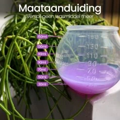BluGo Doseerbol 2 Stuks - Wasbollen - Doseerdop - Drogerballen - Wasballen - Wasmiddel - Herbruikbaar - Maataanduiding - 150ml -Schoonmaakartikelen Winkel 1200x1200 599