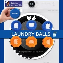 Salivio Laundryballs - 8x Wasbol Set - Huisdieren Haar Verwijderen - Wasbollen - Drogerballen - Energiebesparend - Wasverzachter - Milieuvriendelijk Wassen 10 Salivio Laundryballs - 8x Wasbol Set - Huisdieren Haar Verwijderen - Wasbollen - Drogerballen - Energiebesparend - Wasverzachter - Milieuvriendelijk Wassen -Schoonmaakartikelen Winkel 1200x1200 615