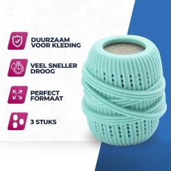Roegaarden Drogerballen - Droogballen - Met Spons - Duurzaam - Sneller Droog 12 Roegaarden Drogerballen - Droogballen - Met Spons - Duurzaam - Sneller Droog -Schoonmaakartikelen Winkel 1200x1200 618