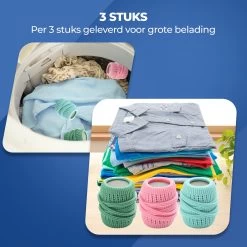 Roegaarden Drogerballen - Droogballen - Met Spons - Duurzaam - Sneller Droog 15 Roegaarden Drogerballen - Droogballen - Met Spons - Duurzaam - Sneller Droog -Schoonmaakartikelen Winkel 1200x1200 621