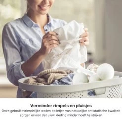 Wollen Drogerballen - Duurzaam & Milieuvriendelijk - Wasbol - Verkort Droogtijd - Droogballen - Hypoallergeen En Chemicaliënvrij - Bespaar Op Energierekening - Wasdroger Ballen - Wasbollen -Schoonmaakartikelen Winkel 1200x1200 627