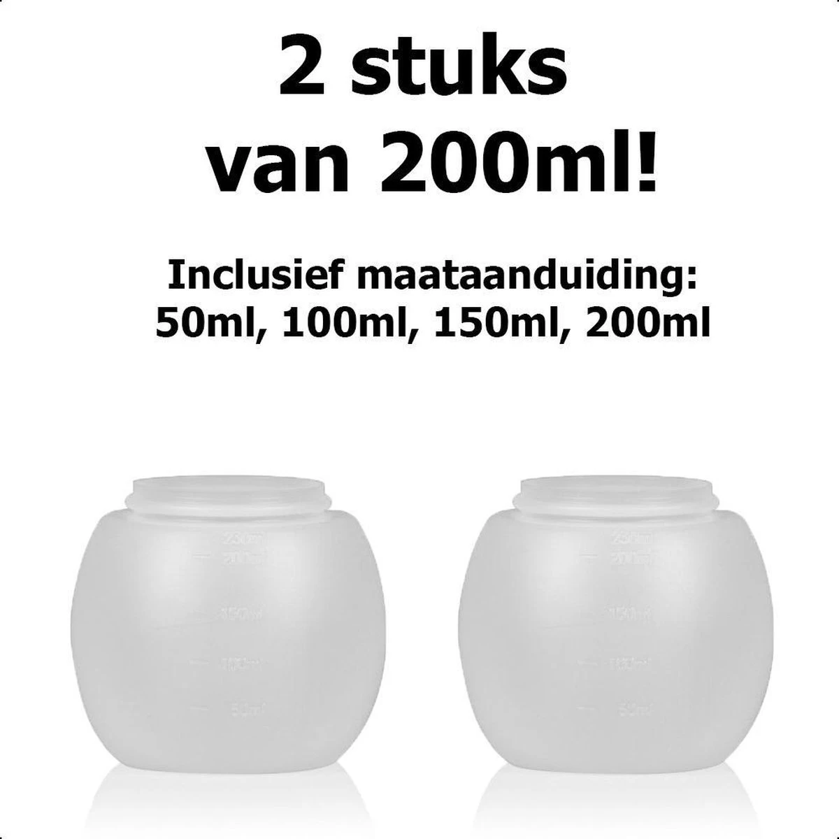 Dayshake Doseerbol Met Maataanduidingen (2 Stuks) - 200 Ml- Vloeibaar Wasmiddel Doseren - Wasbol - Herbruikbaar - Plastic - Voor Wasmachine - Alternatief Voor Doseerdop 5 Dayshake Doseerbol Met Maataanduidingen (2 Stuks) - 200 Ml- Vloeibaar Wasmiddel Doseren - Wasbol - Herbruikbaar - Plastic - Voor Wasmachine - Alternatief Voor Doseerdop - Afbeelding 3