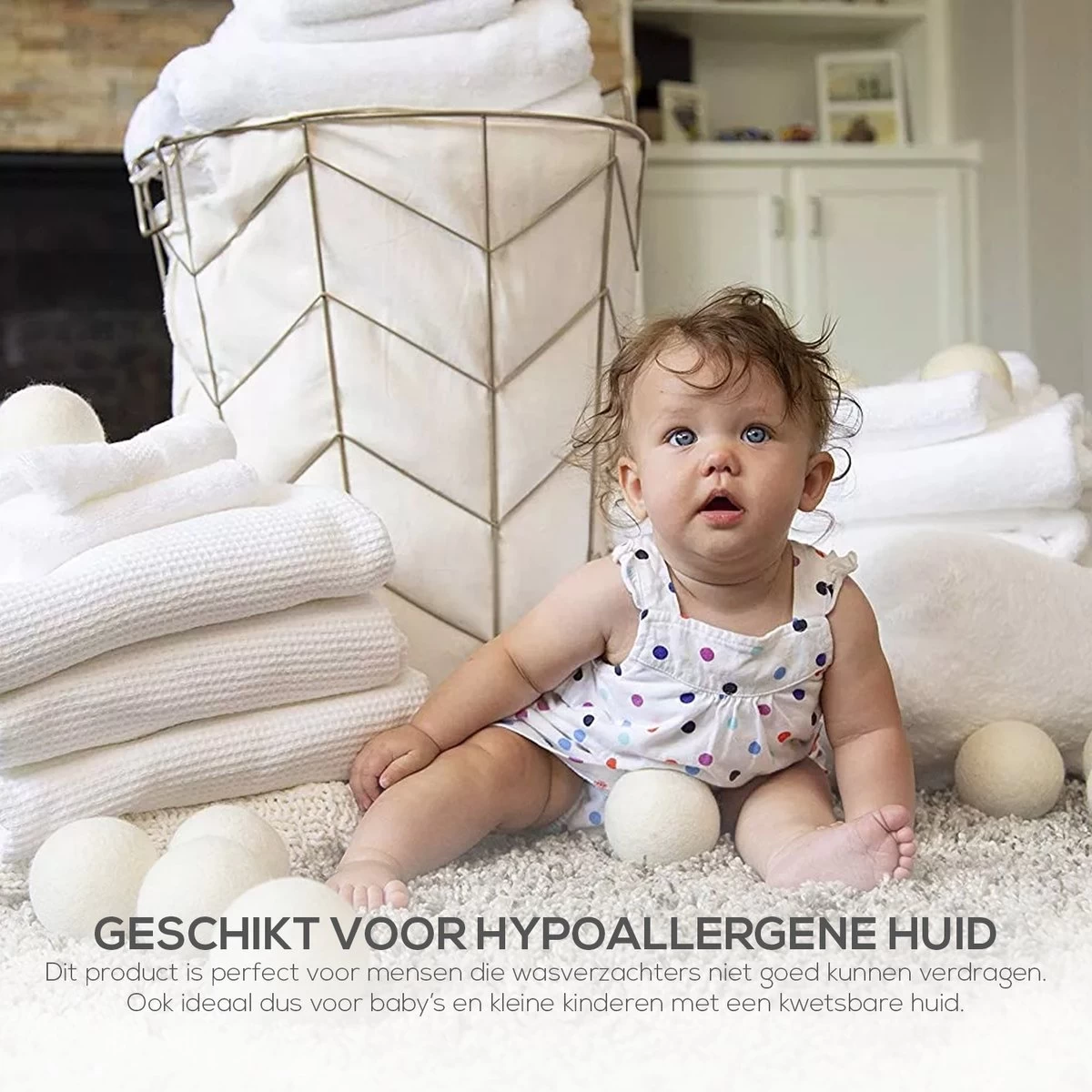 Merino Wollen Drogerballen XL - 10 Stuks - Herbruikbare Wasballen - Natuurlijke Wasverzachter - Wasbollen - Dryer Balls - Duurzame Nieuw-Zeelandse Droogballen 7 Merino Wollen Drogerballen XL - 10 Stuks - Herbruikbare Wasballen - Natuurlijke Wasverzachter - Wasbollen - Dryer Balls - Duurzame Nieuw-Zeelandse Droogballen - Afbeelding 5