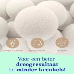 Casa Calma Drogerballen (6 Stuks) - Inclusief Opbergzakje - 100% Natuurlijk Schapenwol - Droger Ballen - Zero Waste Wasverzachter Bollen - Energiebesparend Drogen Met Droogbollen - Dryer Balls - Diervriendelijk & Milieuvriendelijk - Energie Besparen 15 Casa Calma Drogerballen (6 Stuks) - Inclusief Opbergzakje - 100% Natuurlijk Schapenwol - Droger Ballen - Zero Waste Wasverzachter Bollen - Energiebesparend Drogen Met Droogbollen - Dryer Balls - Diervriendelijk & Milieuvriendelijk - Energie Besparen -Schoonmaakartikelen Winkel 1200x1200 637