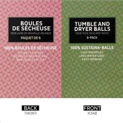 Lavayette XL Drogerballen Met 25ml Wasparfum - WasdrogerBallen – Droogballen – Wasbol – 100% Nieuw-Zeelands Schapenwol – Milieu- En Diervriendelijk – 6 Stuks -Schoonmaakartikelen Winkel 1200x1200 658