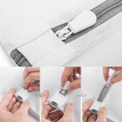 ForDig Wasnet Waszakjes (5 Stuks) Voor Lingerie En Fijne Was - Geschikt Voor Wasmachine - Met Rits - Wit -Schoonmaakartikelen Winkel 1200x1200 717