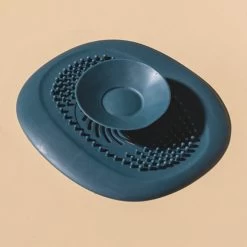 Heuts Goods - Gootsteenzeef - Gootsteenstop - Afvoerzeef - Afvoerstop - Spoelbal - Bad - Douchebak - Keuken - Wasbak - Badkuip - Siliconen - Donkerblauw -Schoonmaakartikelen Winkel 1200x1200 740