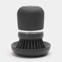Brabantia Sink Side Afwasborstel - Met Zeepdispenser- Dark Grey -Schoonmaakartikelen Winkel 1200x1200 747