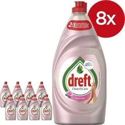 Dreft Clean & Care Rose & Satin Afwasmiddel - 8x780ml - Voordeelverpakking 16 Dreft Clean & Care Rose & Satin Afwasmiddel - 8x780ml - Voordeelverpakking -Schoonmaakartikelen Winkel 1200x1200 766