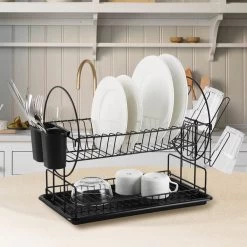 Maestro - Afdruiprek 2 Bestekrekken Wateropvangbak - 50cm -Schoonmaakartikelen Winkel 1200x1200 771