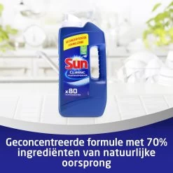 SUN® Sun Vaatwaspoeder 1,36KG - 80 Wasbeurten -Schoonmaakartikelen Winkel 1200x1200 795