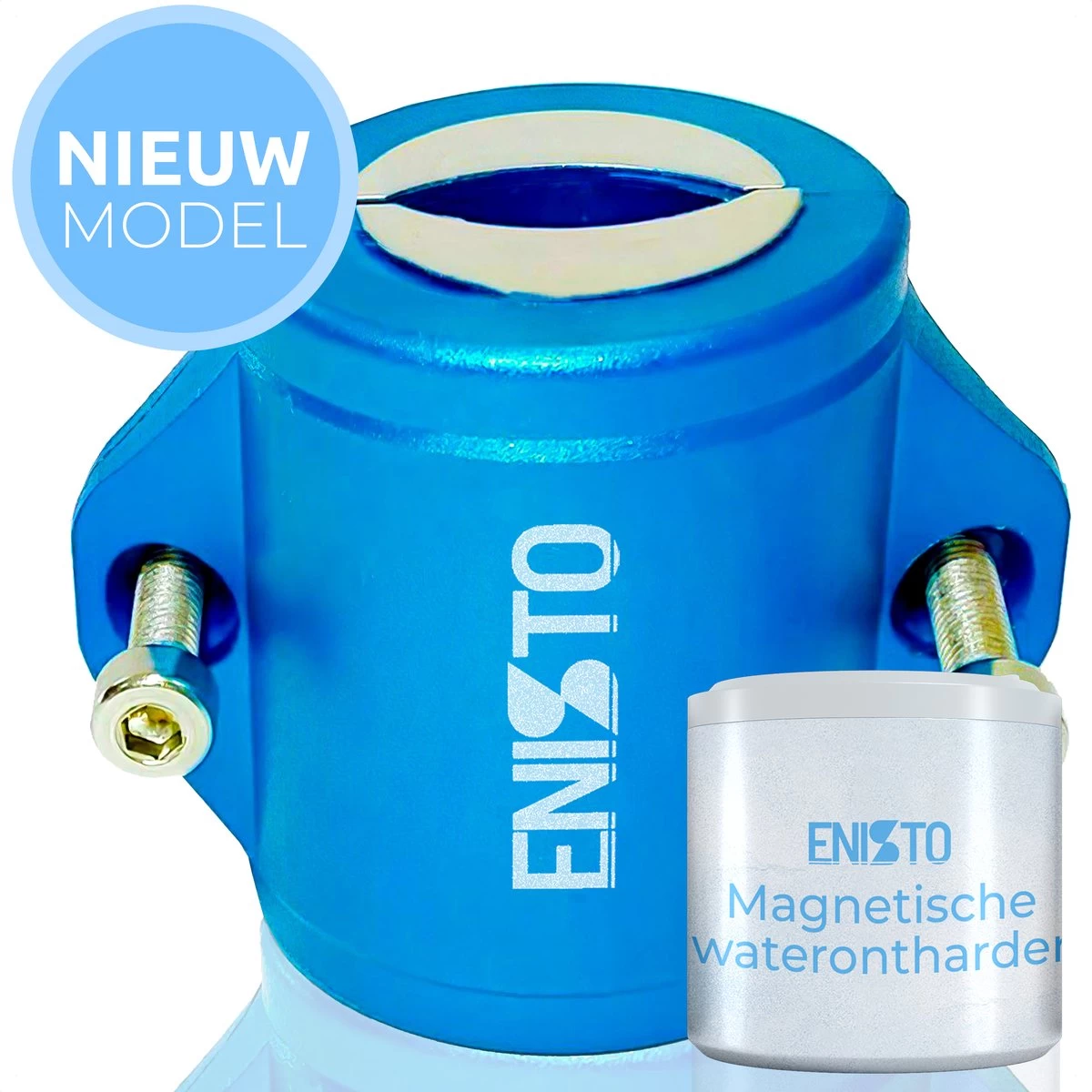 ENISTO® Magnetische Waterontharder Small – Waterontharder Magneet – Douchefilter – Waterontkalker – Waterverzachter – Antikalk – Blauw – RVS 3 ENISTO® Magnetische Waterontharder Small – Waterontharder Magneet – Douchefilter – Waterontkalker – Waterverzachter – Antikalk – Blauw – RVS