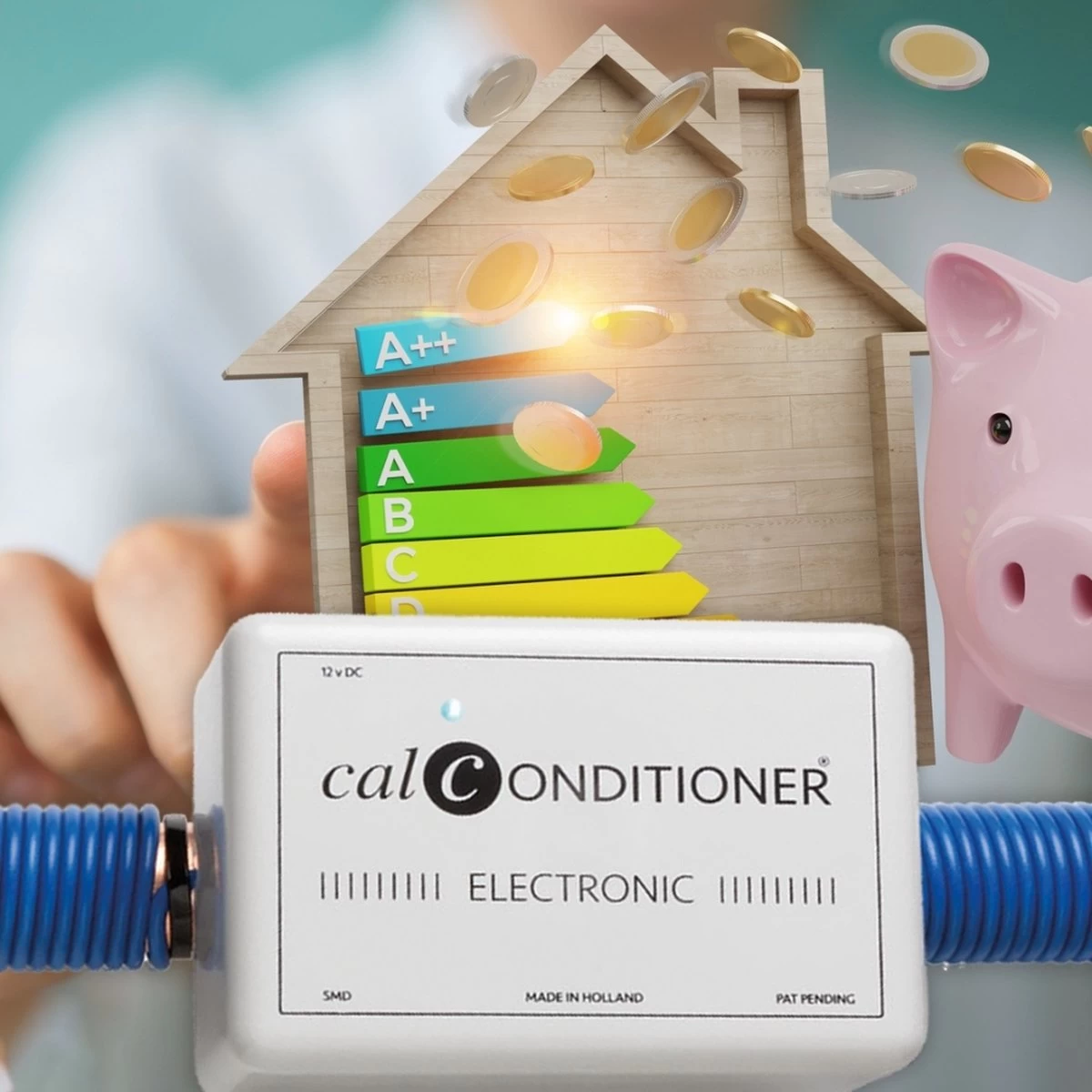 Waterontharder Calconditioner CC1500 – Elektronisch - Geen Magneet 4 Waterontharder Calconditioner CC1500 – Elektronisch - Geen Magneet - Afbeelding 2