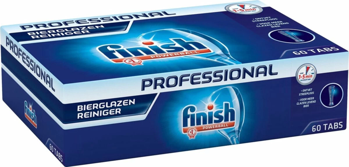Finish Professional Bierglasreiniger 60 Tabs