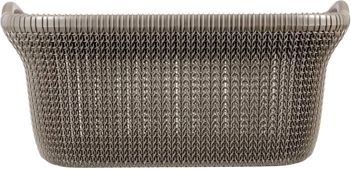 Curver Knit Wasmand - 40L - Harvest Brown 8 Curver Knit Wasmand - 40L - Harvest Brown - Afbeelding 6
