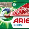 Ariel Wasmiddel Pods + Ultra Vlekverwijderaar - 4 X 28 Wasbeurten - Voordeelverpakking -Schoonmaakartikelen Winkel 1200x584